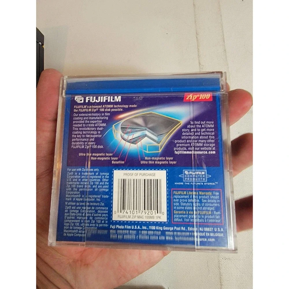 Fujifilm 100 MB Zip Disk MAC Formatted Open Box‎
